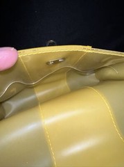 Ortho Tri-Cyclen Drug Rep Pharmaceutical Yellow Vinyl Pouch With Latch Closure