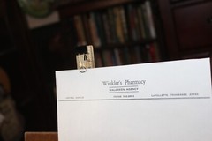 Vintage 1960’s Winkler’s Pharmacy Walgreens LaFollette Tennessee Letterhead