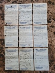 100 antique prescriptions (1912): Opium, Poppy, Ergot, Dionin, Codeine & Anodyne