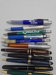 Lot 13 Pharmaceutical Drug Rep Advertisement Pens Lexapro Merck Diflucan Trovan