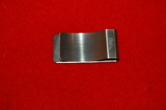 BREXIN LA DRUG REP MONEY CLIP SILVER TONED SAVAGE LABORATORIES