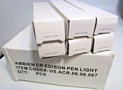 Ambien CR Pen-Light In Box W Batteries Drug Rep Pharmaceutical Collectible