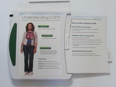Spiriva COPD Medical Office Display Teaching Aid Drug Rep Pharmaceutical Promo