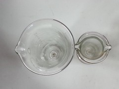 2 Piece Marisco Apothecary Clear Medical Measuring Beakers