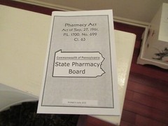 Commonwealth Of Pennsylvania State Pharmacy Board Printed in June 2021