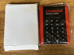 Cardura Pharma Drug Rep Doctor Giveaway Plastic Desktop Calculator – NOT WORKING