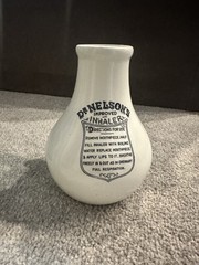 Pharmacy Ceramic Ointment Jar Antique Apothecary Design Chemist