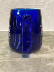 RARE Cobalt Blue Mug Seroquel Pharmaceutical Sales Rep Promotional Heavy Acrylic
