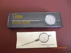 CARY SWISS MADE BODY INSTRUMENT/THERMOMETER ORIGINAL BOX/DIRECTIONS *RARE*