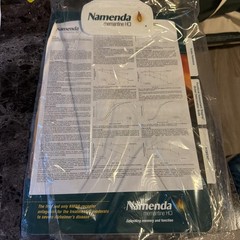 Namenda Pharmaceutical Clipboard Drug Rep Promo 2000s