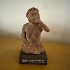 Schering Etrafon Portrait Of Anxiety/Depression pharmaceutical rep statue