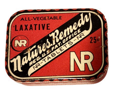 Vtg. Medication Tins , Set of 4,St. Joseph,Amitone, Isodettes,Natures Remedy