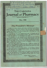 VTG 1940 DRUGGIST CONVENTION SOUVENIR BOOK! CHARLOTTE, NC! ADS/HOTELS/PICTURES!