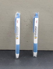 Lot of 2 Strattera Drug Rep Advertising Pharmaceuticals Collectable Pens Pharma