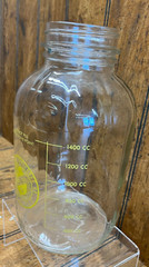 Vintage McKesson Appliance Co Toledo OH Medical Anesthesia Glass Jar Duraglas