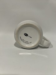 Pfizer Zoloft Coffee Mug Cup White Blue Pharmaceutical Promo Rep Advertising Y2K