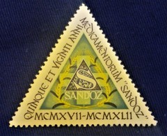 SANDOZ LSD Ergotamine mushroom 25 Year jubilee 1917-1942 Post Stamp MEGA RARE