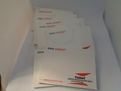 9 Packs PFIZER CADUET Pharmaceutical Drug Rep Advertising POST IT NOTES 2005