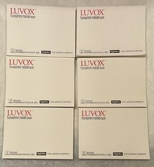 VTG 1990’s LOT of 6 LUVOX Post-it Notes Pads Medical Pharma Drug Logo New NOS