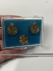 New Vintage Schering Laboratories Pharmacy Cuff Links „Most Trusted Profession“