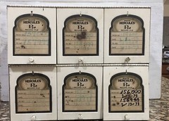 Vintage Metal Hercules Prescription Record File 1970s