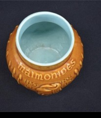 Vtg Ceramic Mortar Jar And pestal McCoy Schering An 1960’s Maimonides