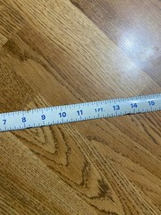 Rare Vintage Shimeks Furniture Inc Manitowoc Wisconsin Rollup 36″ Metal Ruler