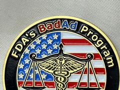 FDA’s BadAd Program Challenge Coin Office Of Prescription Drug Promotion