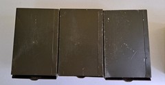 Five Antique Phillips Metal Prescription File Boxes