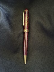 Aricept Donepezil HCl Burgundy Gold Pharmaceutical Collectible Promo Pen