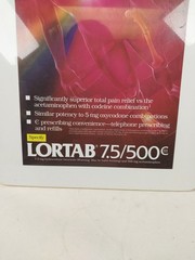 Lortab 7.5/500 Clipboard Advertising Rare Vintage Whitby Pharmaceuticals 1993