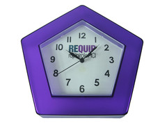 Requip Pharmaceutical Rep Office Clock Purple 10 Inch Diameter