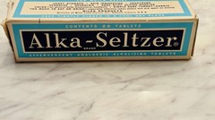 Alka-Seltzer Vintage Effervescent Tablets Box & Tube, 25 Tablets. Vintage