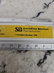 Vintage 1990 Compazine Suppository Drug Rep Ruler Pharmaceutical Medical Promo
