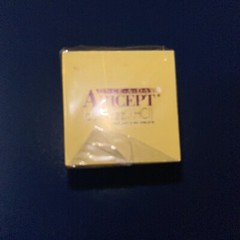 Vintage New Sealed Aricept Hourglass w/ Burgundy Sand Pharmaceutical Drug Rep