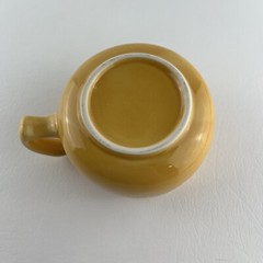 Aricept Coffee Soup Cup Mug Yellow Drug Rep Pharmaceutical Collectible 12 ounce