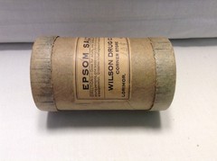Vintage 1940-50s Wilson Drug Store Lorimor Iowa Container