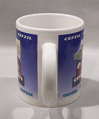 Vintage CEFZIL Cephalosporin Pharma Drug Rep Advertising Coffee Cup Mug