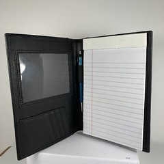 Drug Rep Pharmaceutical Promo Advertising Lipitor Black Notebook With Pen 6×8.25