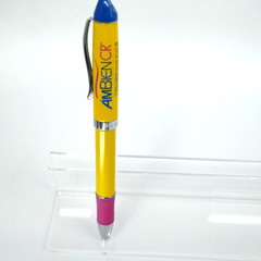 Drug Rep AMBIEN CR Heavy Metal Collectible Pharmaceutical Pen Yellow