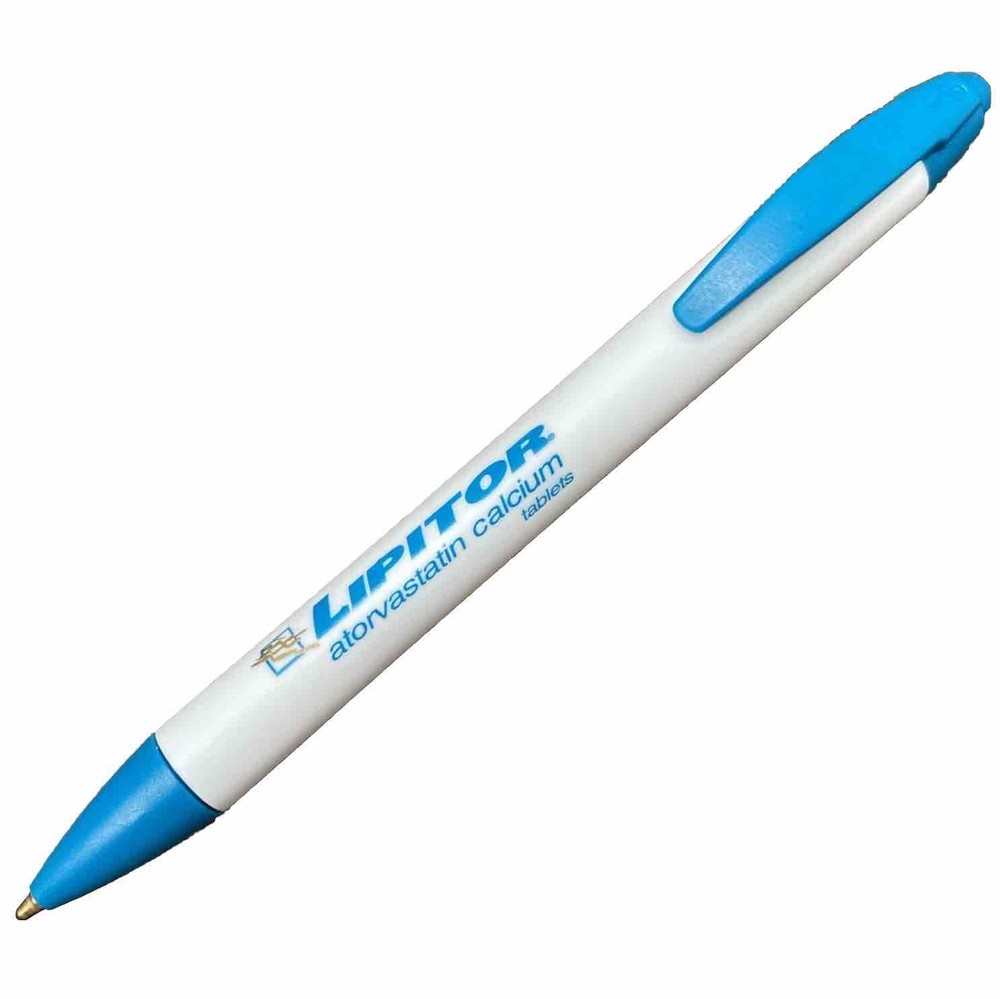 VTG Pharmaceutical Advertising LIPITOR atorvastatin RX Drug Rep Bic Widebody Pen