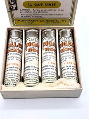 Vintage 1930’s-1940’s Digalen Roche NOS Hoffman-La Roche, Inc. Nutley NJ 4 Tubes