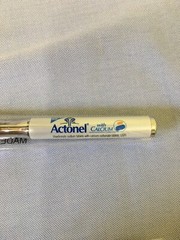 Actonel Heavy Metal Drug Rep Pharmaceutical White Twist Pen With Raised Grip