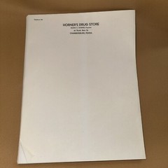 Horner’s Drug Store Chambersburg PA 1920s Letterhead 3‑Digit Phone 50+ Sheets
