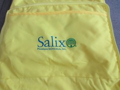 Pharmaceutical Drug Advertising Travel Blanket Salix COLAZAL XIFAXAN MOVIPREP