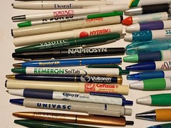 Vintage Pharmaceutical Ballpoint Pens Drug Rep Promo Lot of 68