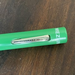 Vintage Mezlin Mezlocillin Sodium Pharmaceutical Drug Rep Pen Light *Read*