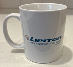 Lipitor Astorvastatin Calcium Pharmacy Drug Rep. Advertising Coffee Mug Cup