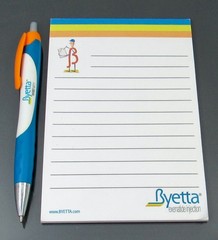 Byetta Lot PEN + Sticky Pad Drug Rep Pharmaceutical Promo Advertising