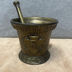 Apothecary Rx Mortar & Pestle Secundum Artem B2 Collectible Piece